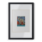 Cyber Zebra Framed Posters, Black