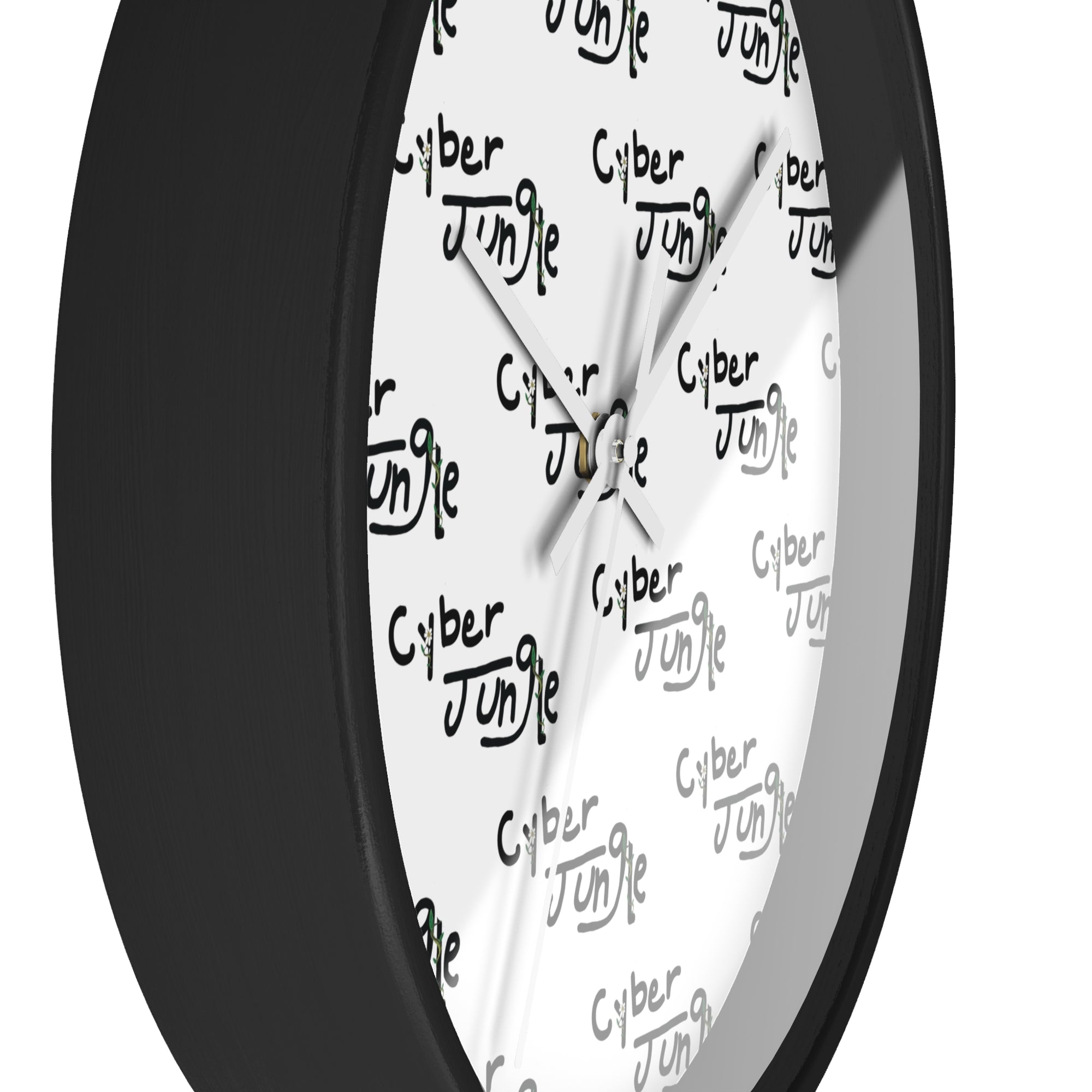 Cyber Jungle Wall Clock - Modern Design for Tech Enthusiasts, Unique Home Decor, Gift for Gamers, Stylish Timepiece, Trendy Wall Art