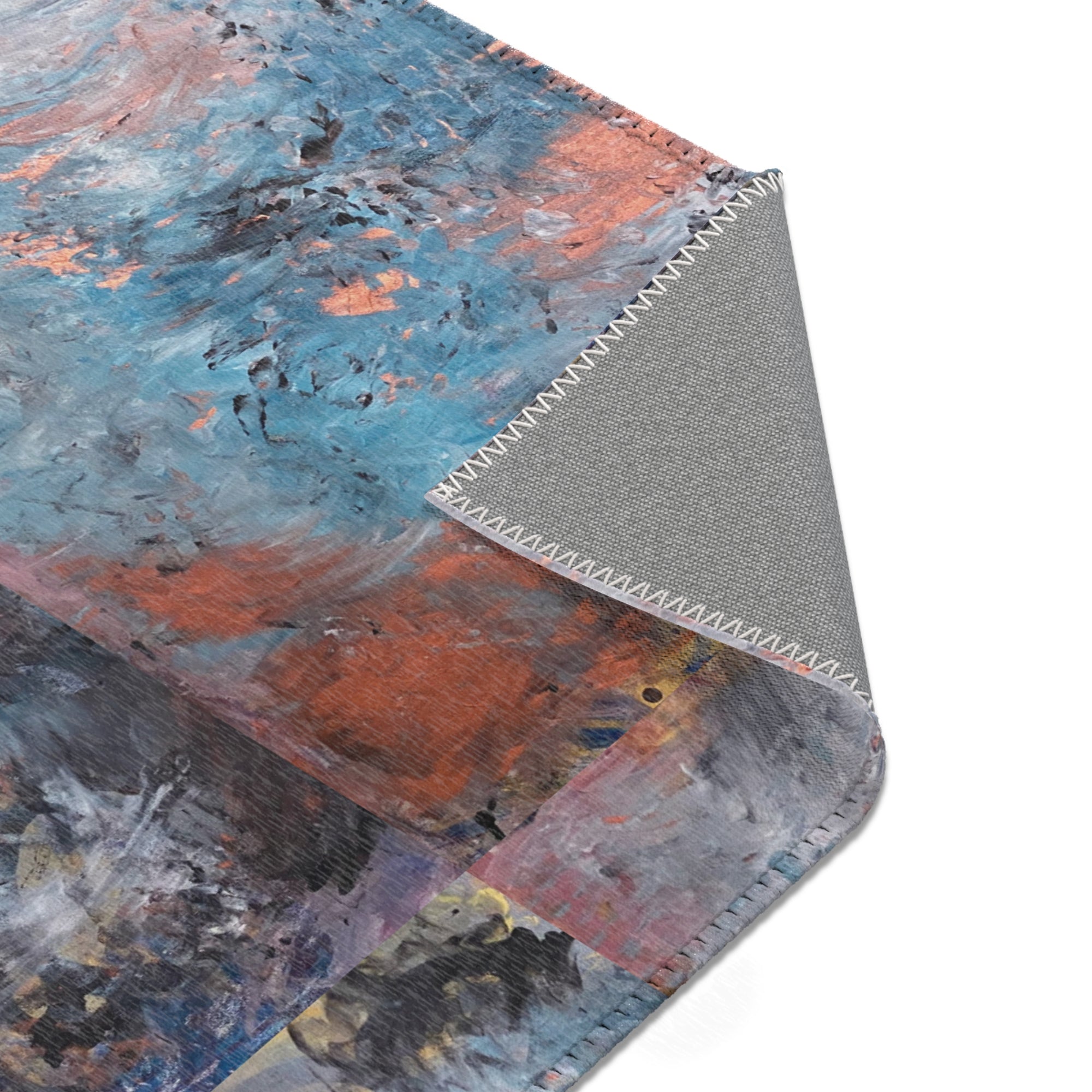 Abstract Area Rug | Bohemian Home Décor, Living Room Accent, Unique Floor Mat, Stylish Carpet, Cozy Indoor Rugs