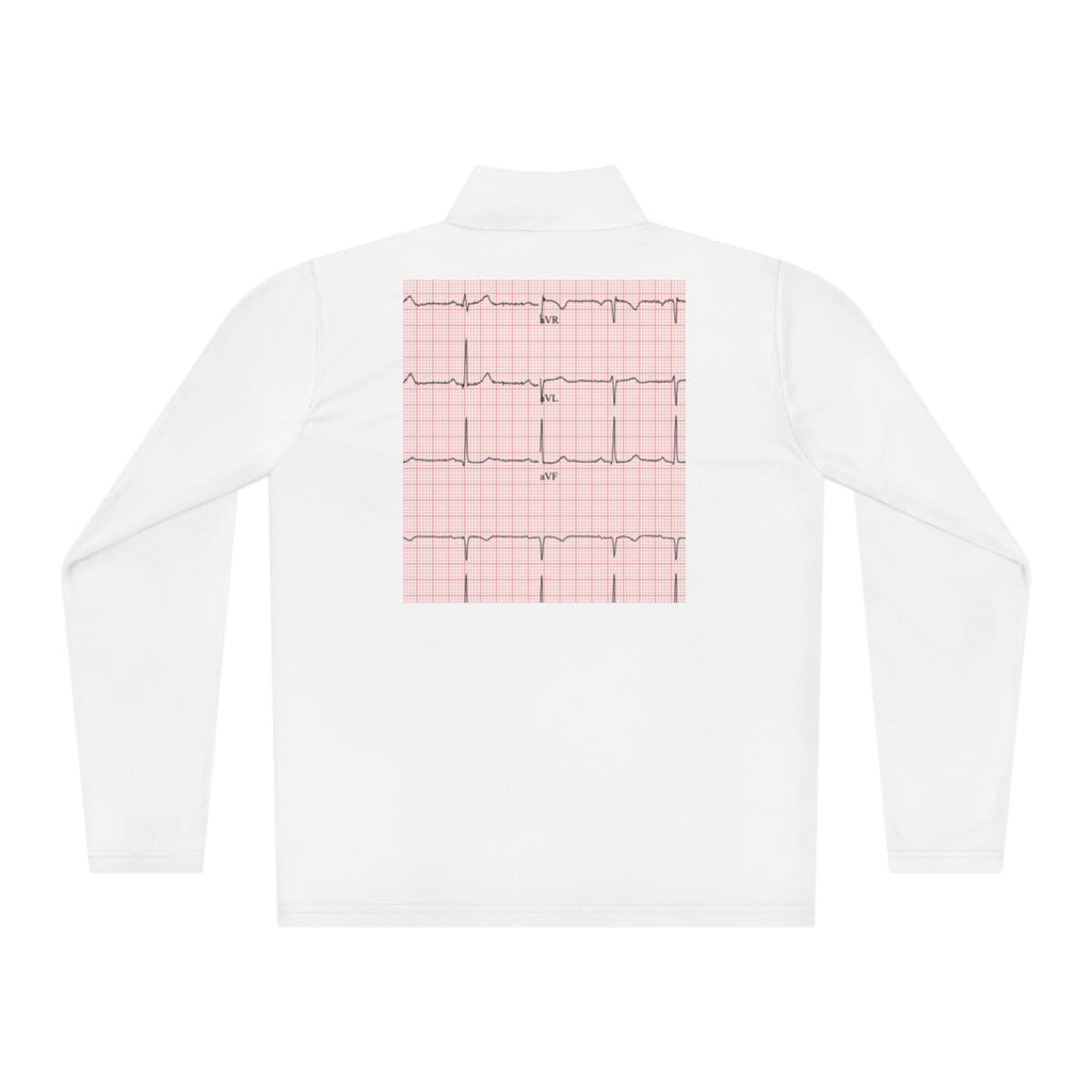 Ekg Unisex Quarter-Zip Pullover