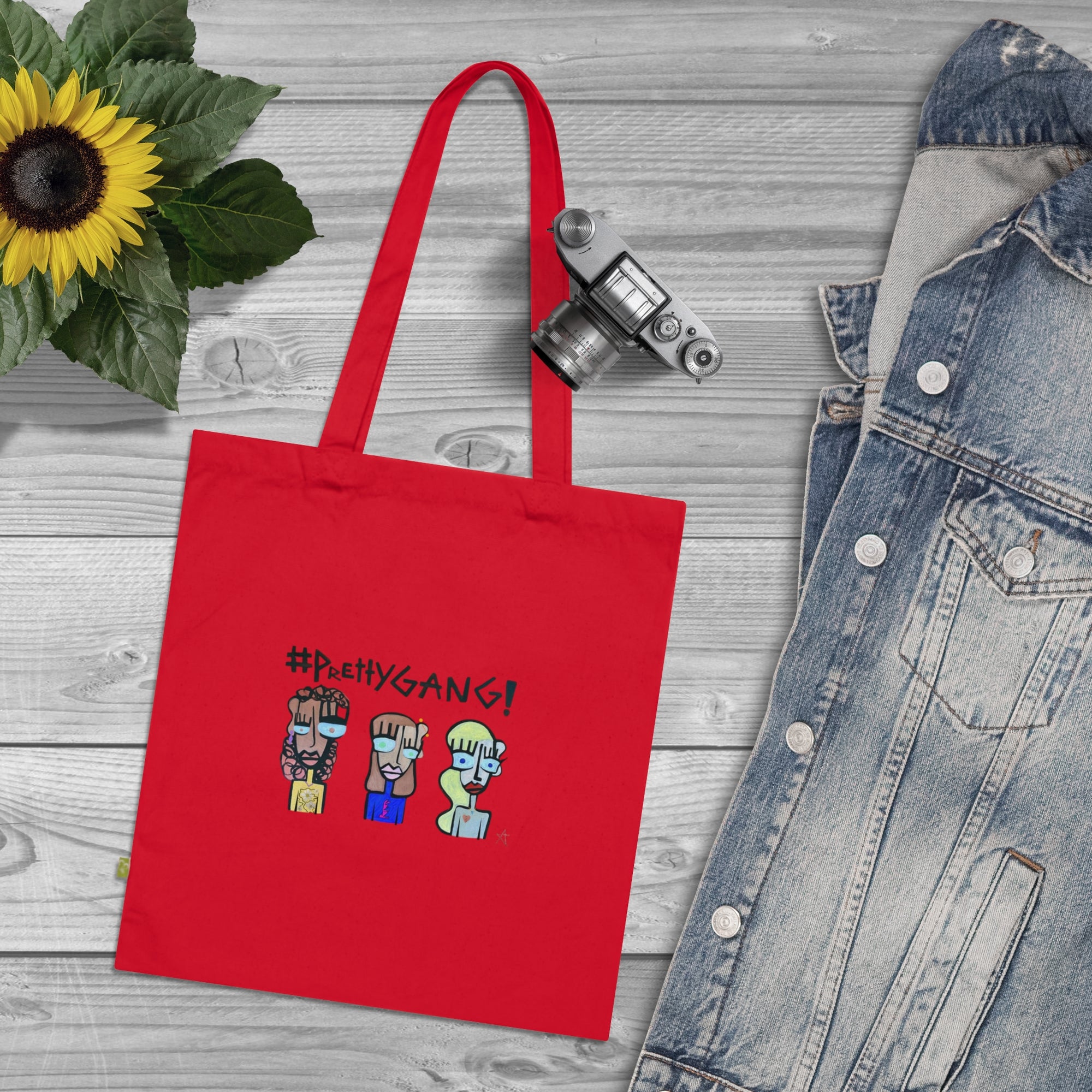 Pretty Organic Cotton Tote Bag