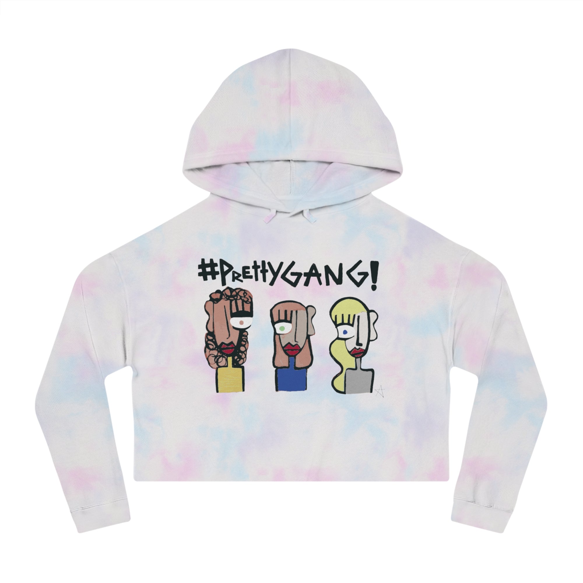 Pretty Women’s Cropped Hooded Sweatshirt