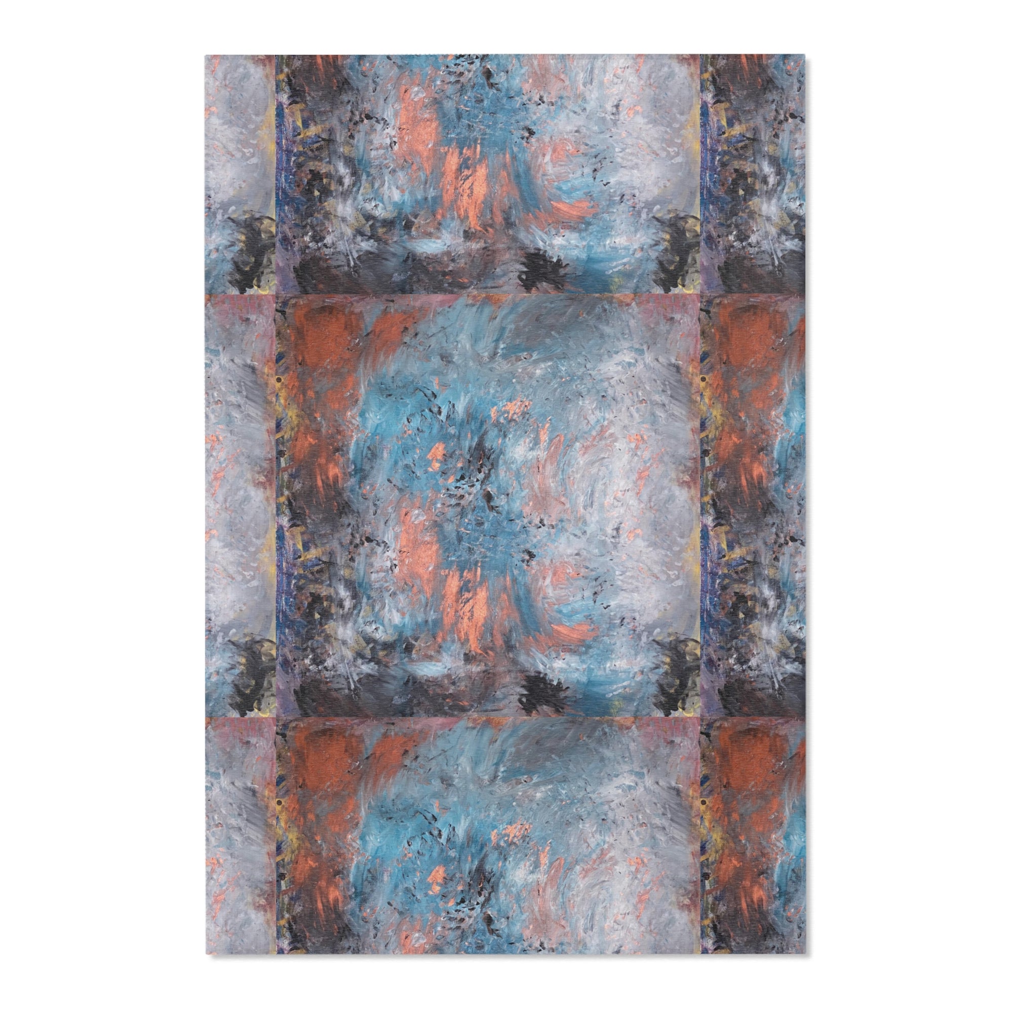 Abstract Area Rug | Bohemian Home Décor, Living Room Accent, Unique Floor Mat, Stylish Carpet, Cozy Indoor Rugs