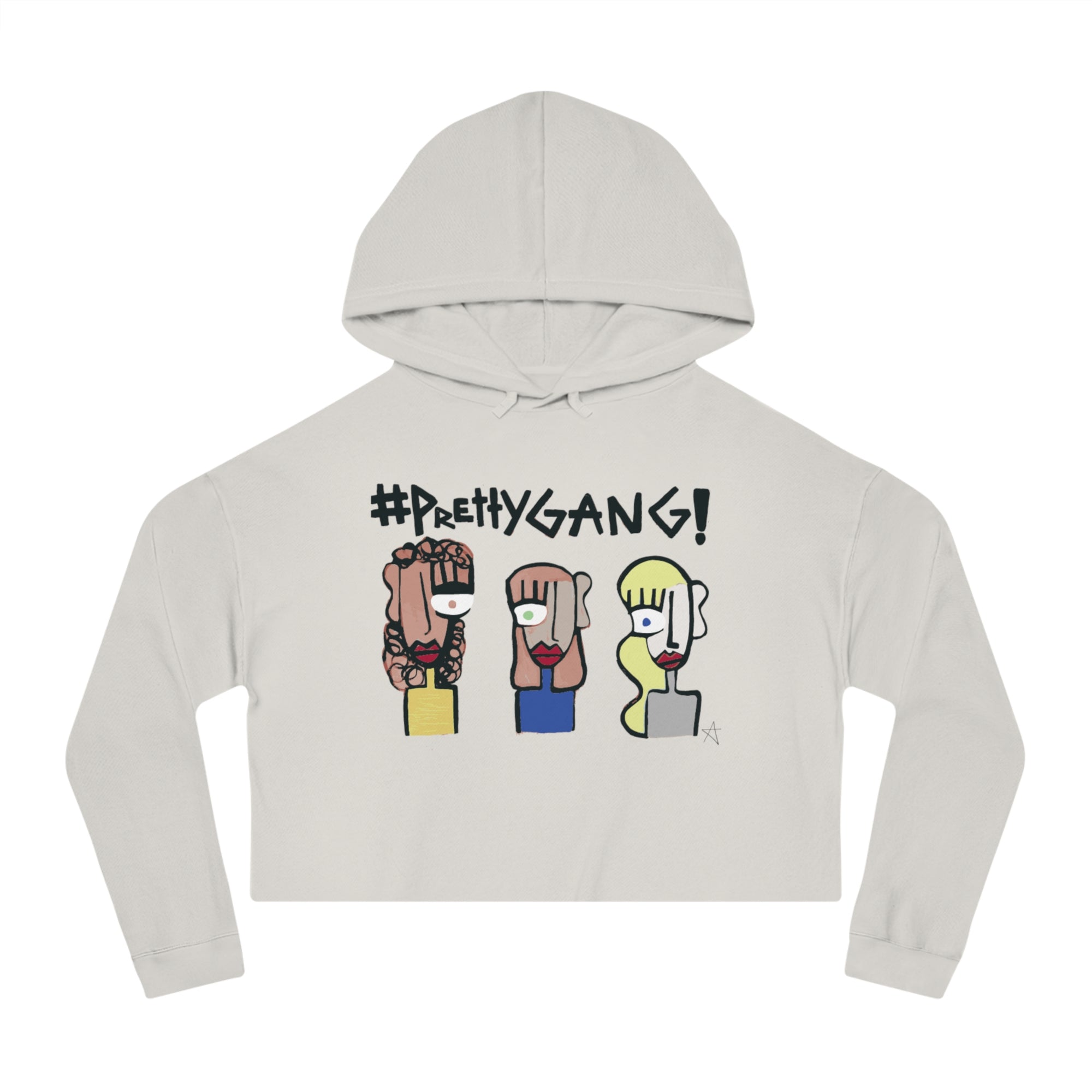 Pretty Women’s Cropped Hooded Sweatshirt
