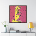 Bunny Baby Gallery Canvas Wraps, Square Frame