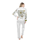 Women's Satin Pajamas (AOP)