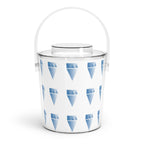 Ice Bucket with Tongs