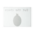 Cut The Check Glass Cutting Board