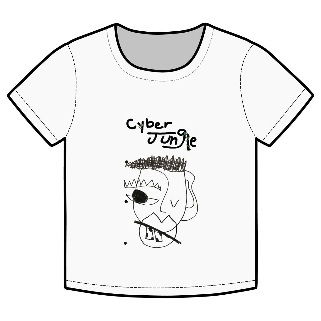 Stylish Organic Baby Tee, Cyber Jungle Shirt, Eco-Friendly Toddler Top, Unique Baby Gift, Cute Baby Fashion