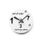 What Time is it? Acrylic Wall Clock