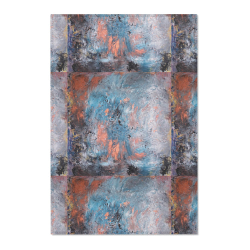 Abstract Area Rug | Bohemian Home Décor, Living Room Accent, Unique Floor Mat, Stylish Carpet, Cozy Indoor Rugs