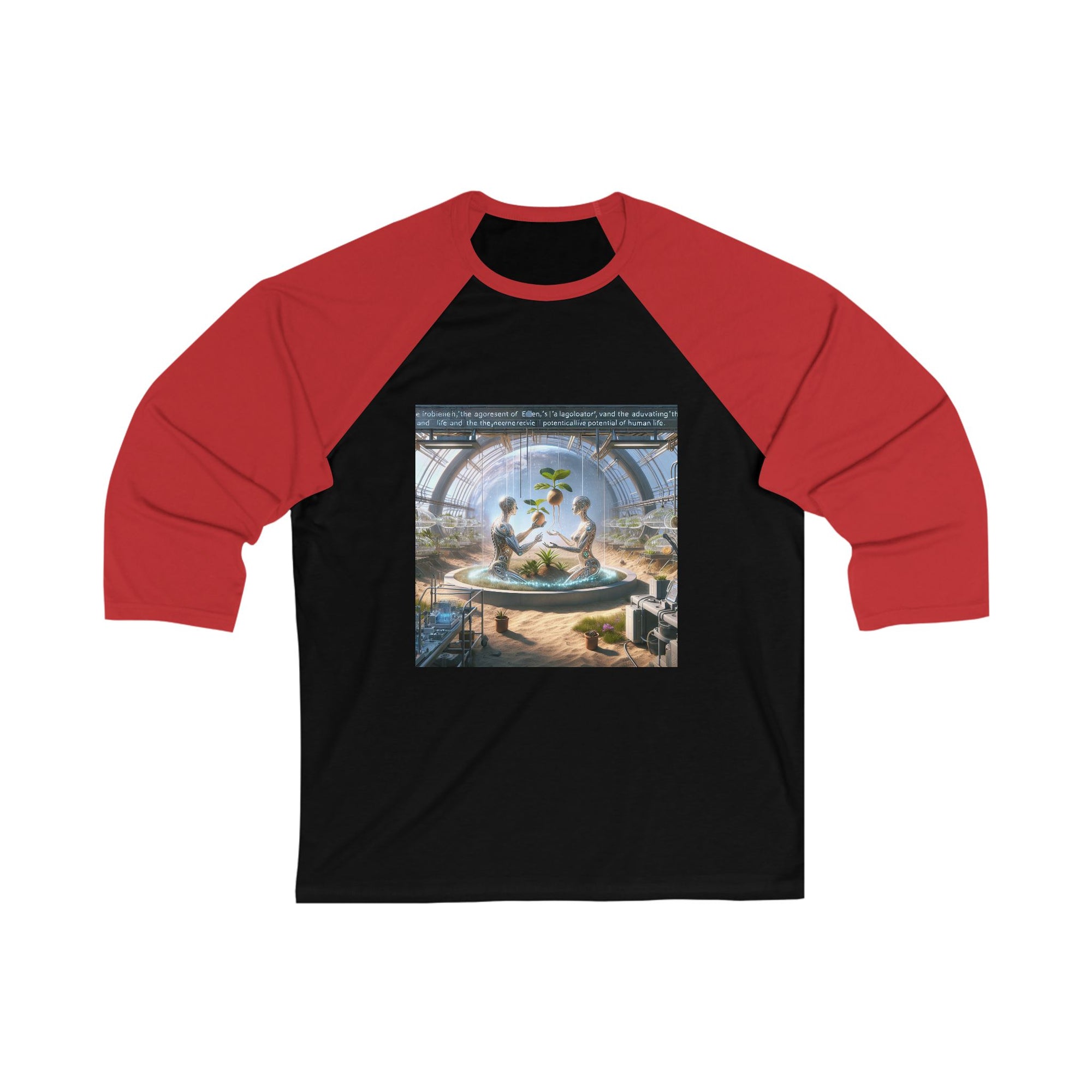Unisex 3\4 Sleeve Baseball Tee