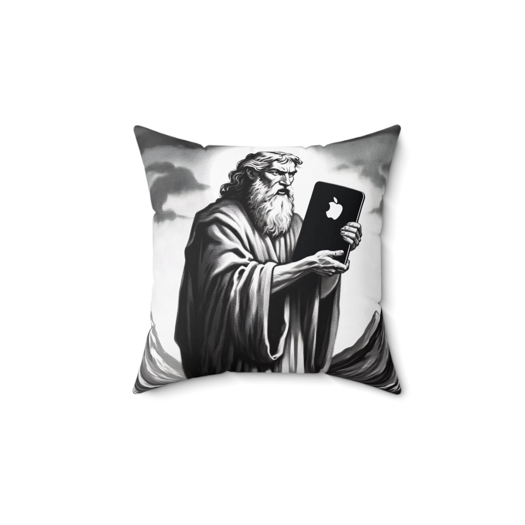 Tablet Spun Polyester Square Pillow