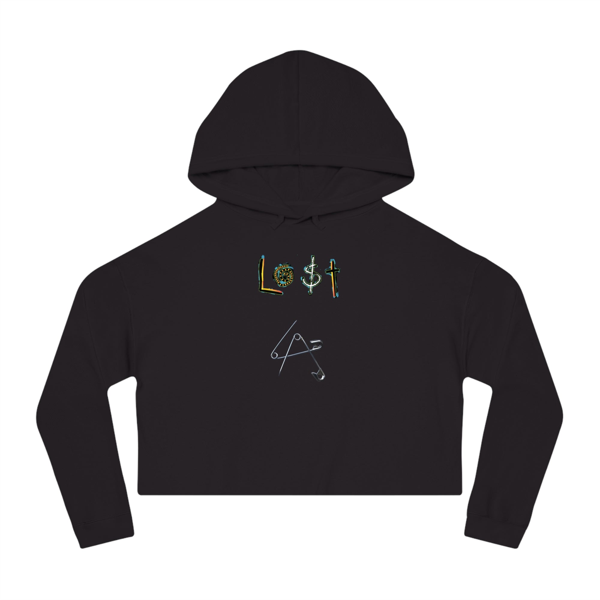 Lo$t in LA Women’s Cropped Hooded Sweatshirt