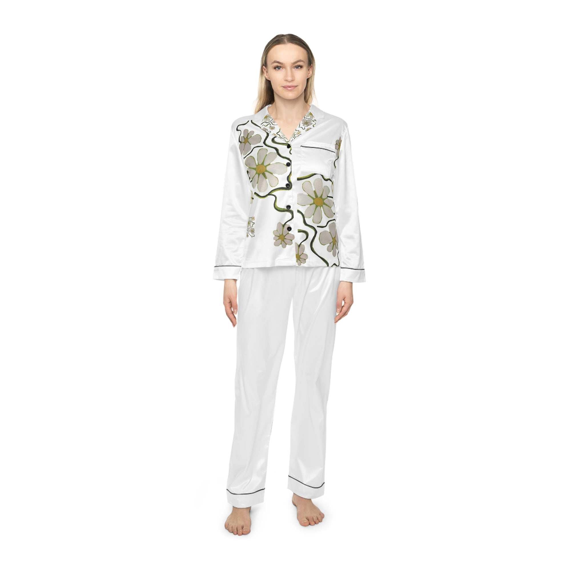 Copy of Women's Satin Pajamas (AOP)