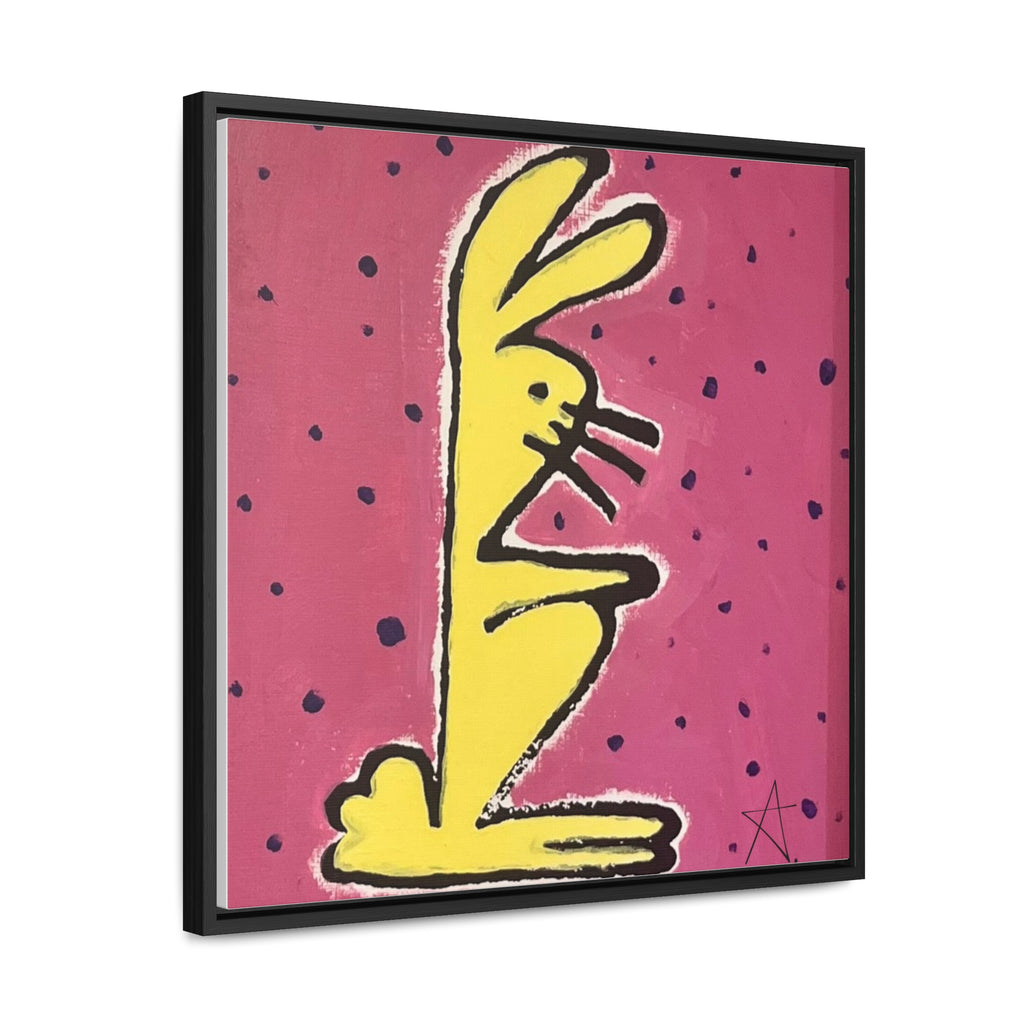 Bunny Baby Gallery Canvas Wraps, Square Frame