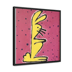 Bunny Baby Gallery Canvas Wraps, Square Frame