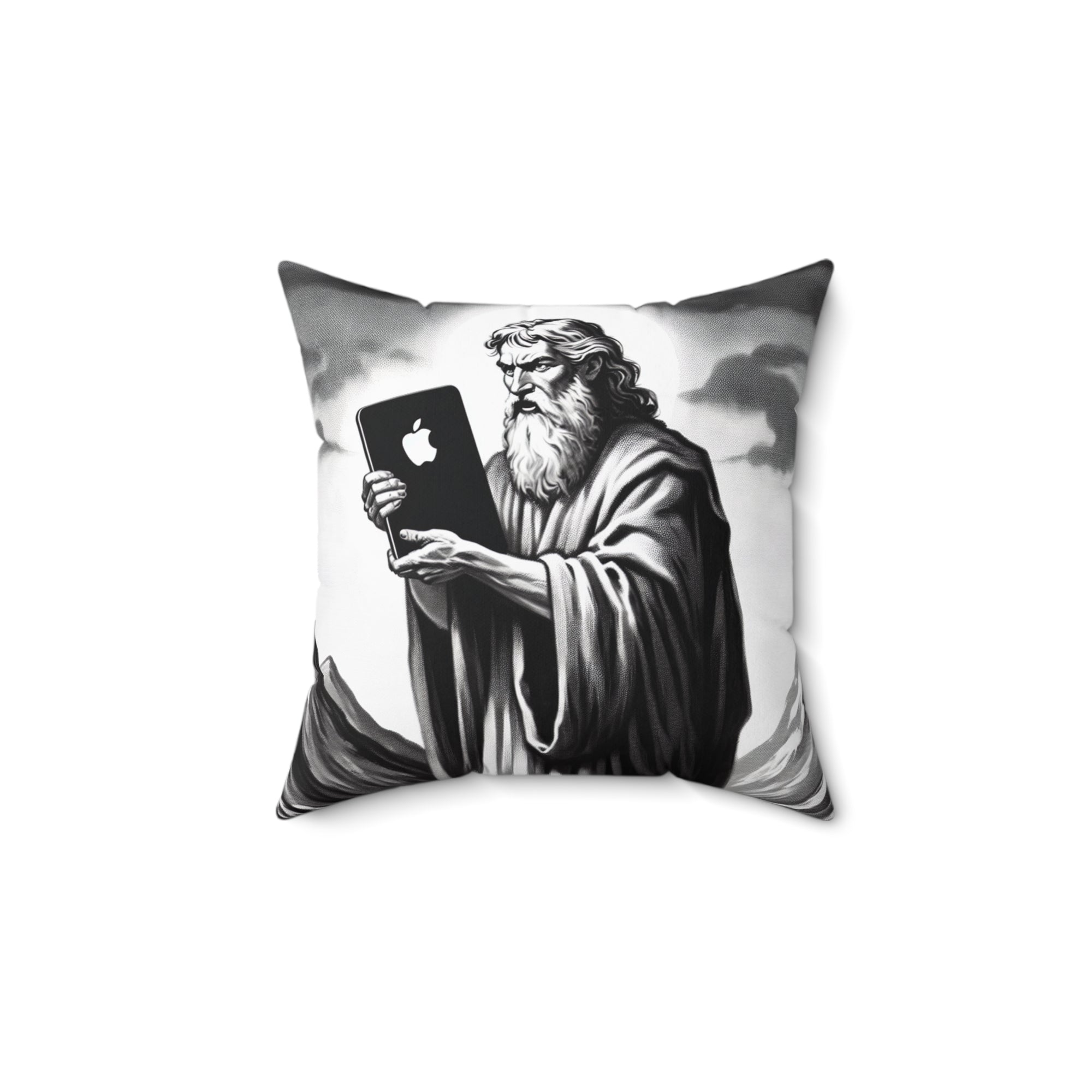 Tablet Spun Polyester Square Pillow