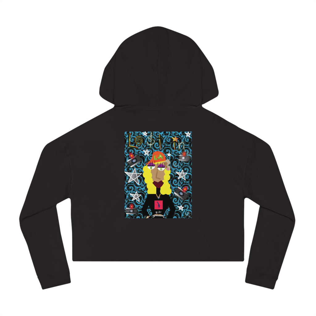 Lo$t in LA Women’s Cropped Hooded Sweatshirt