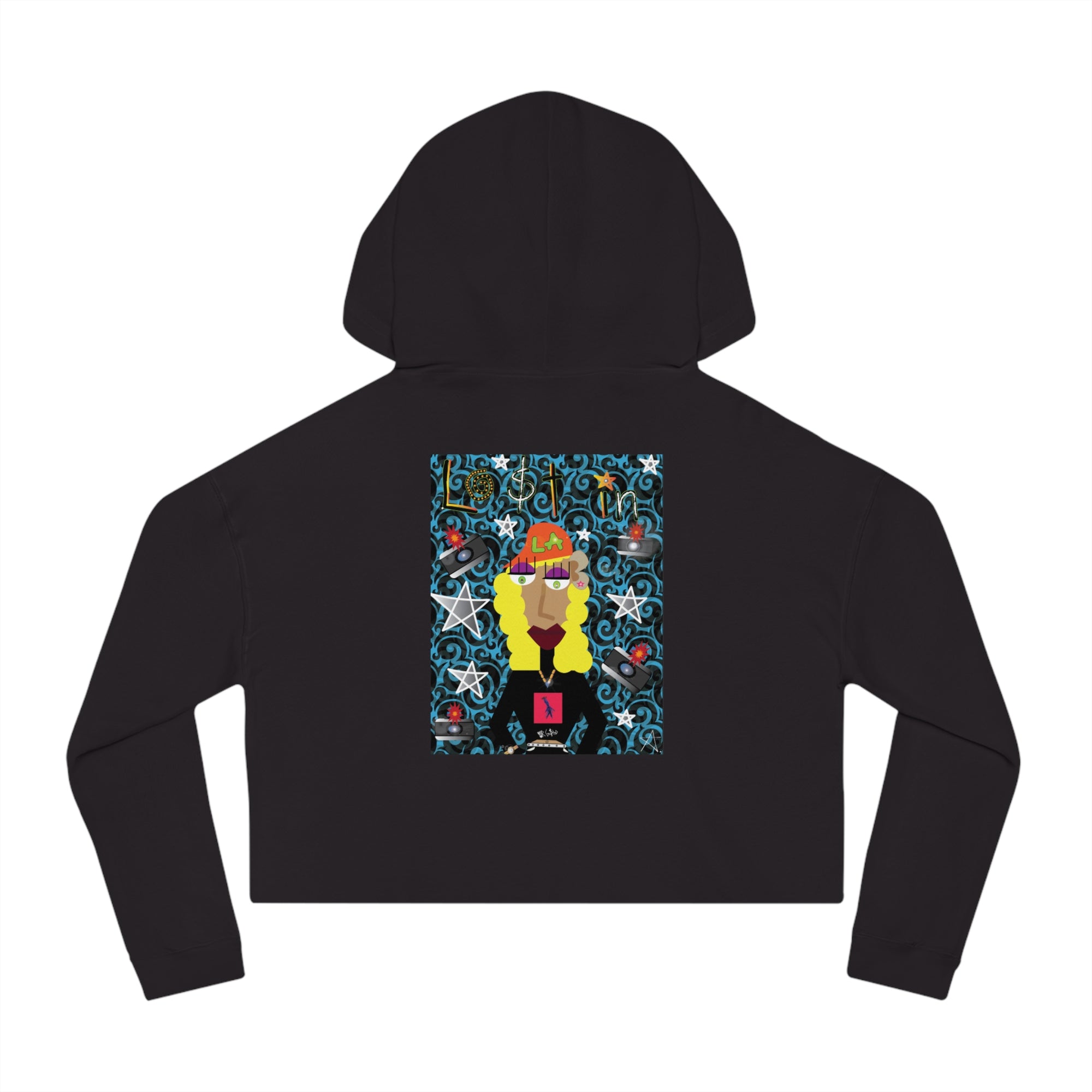 Lo$t in LA Women’s Cropped Hooded Sweatshirt
