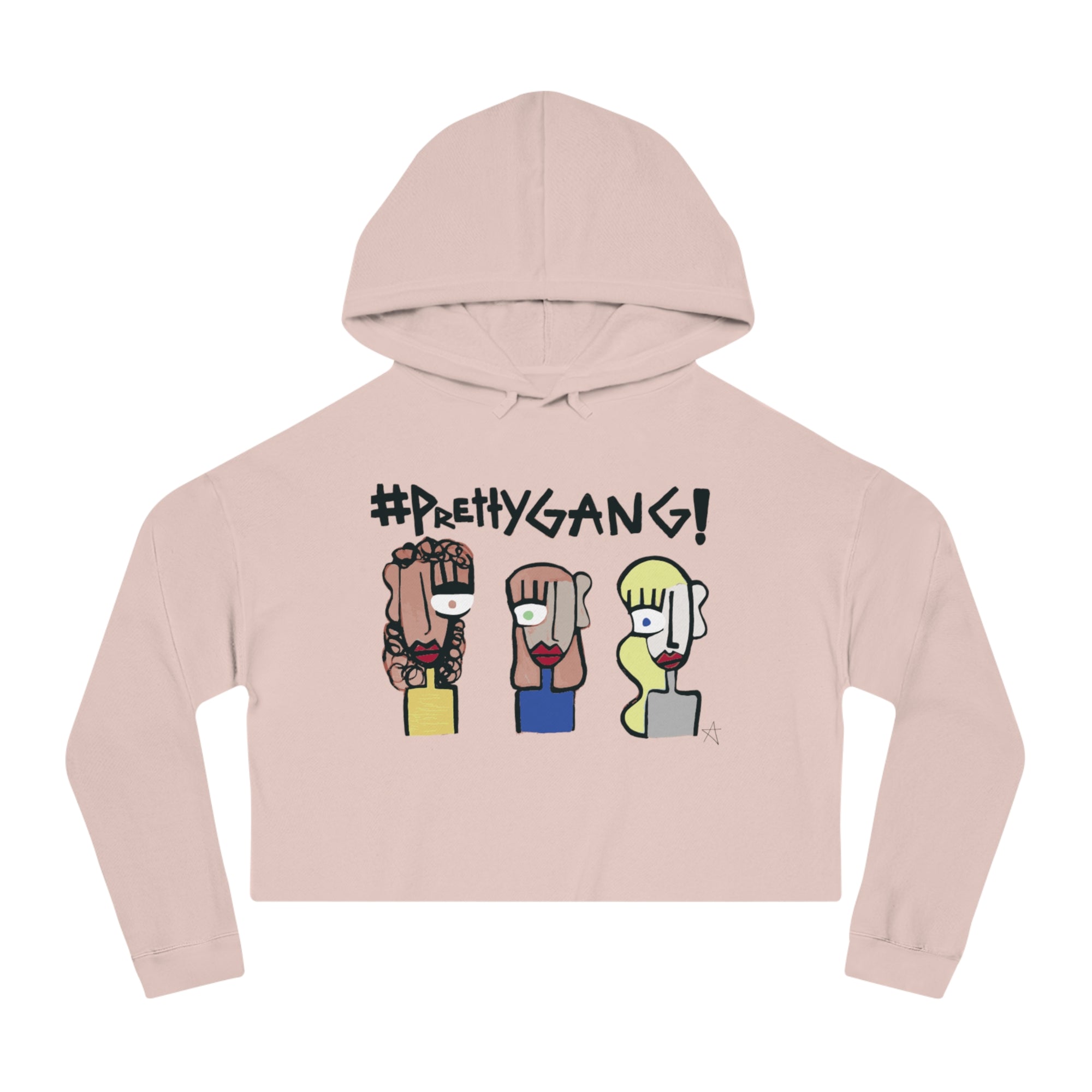 Pretty Women’s Cropped Hooded Sweatshirt