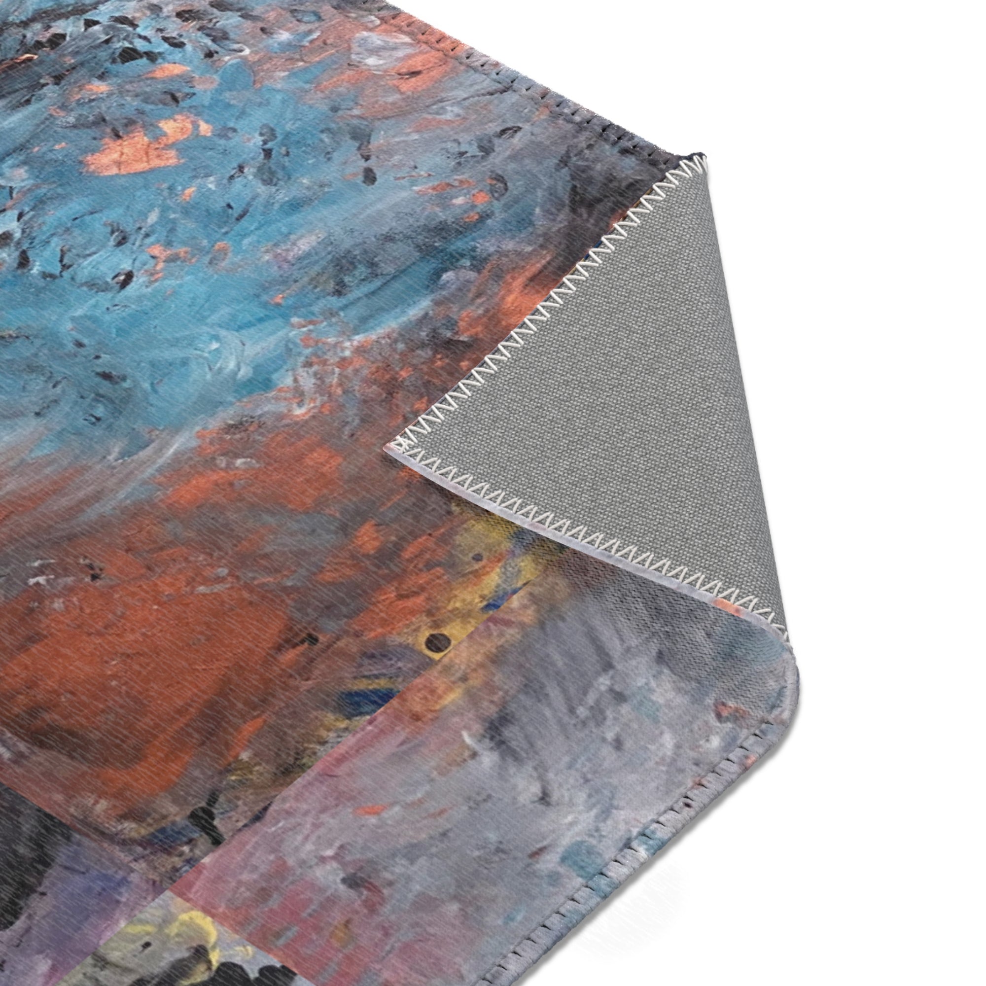 Abstract Area Rug | Bohemian Home Décor, Living Room Accent, Unique Floor Mat, Stylish Carpet, Cozy Indoor Rugs