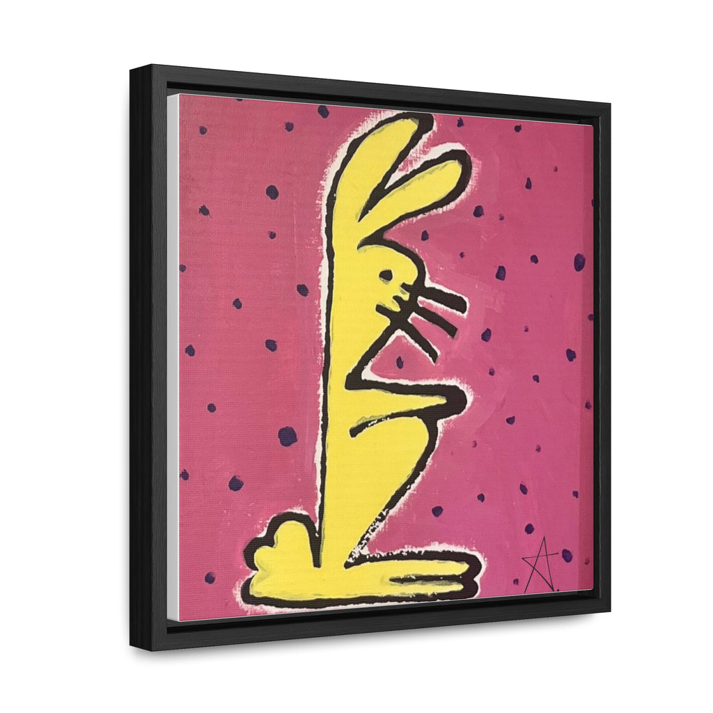 Bunny Baby Gallery Canvas Wraps, Square Frame