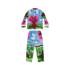 Women's Satin Pajamas (AOP)