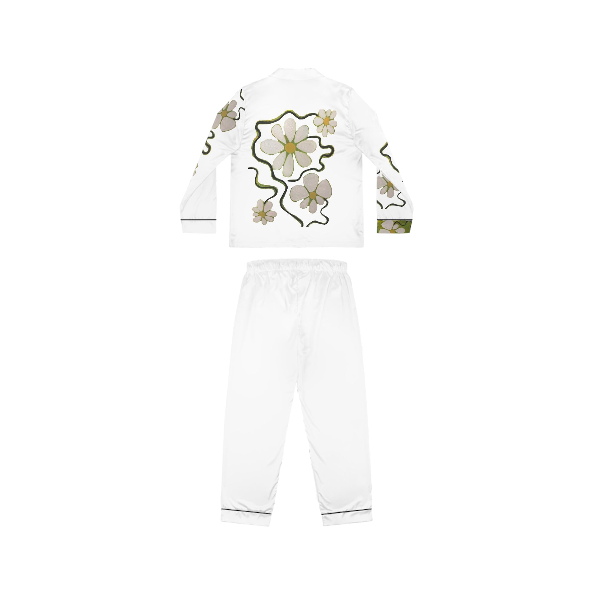 Women's Satin Pajamas (AOP)