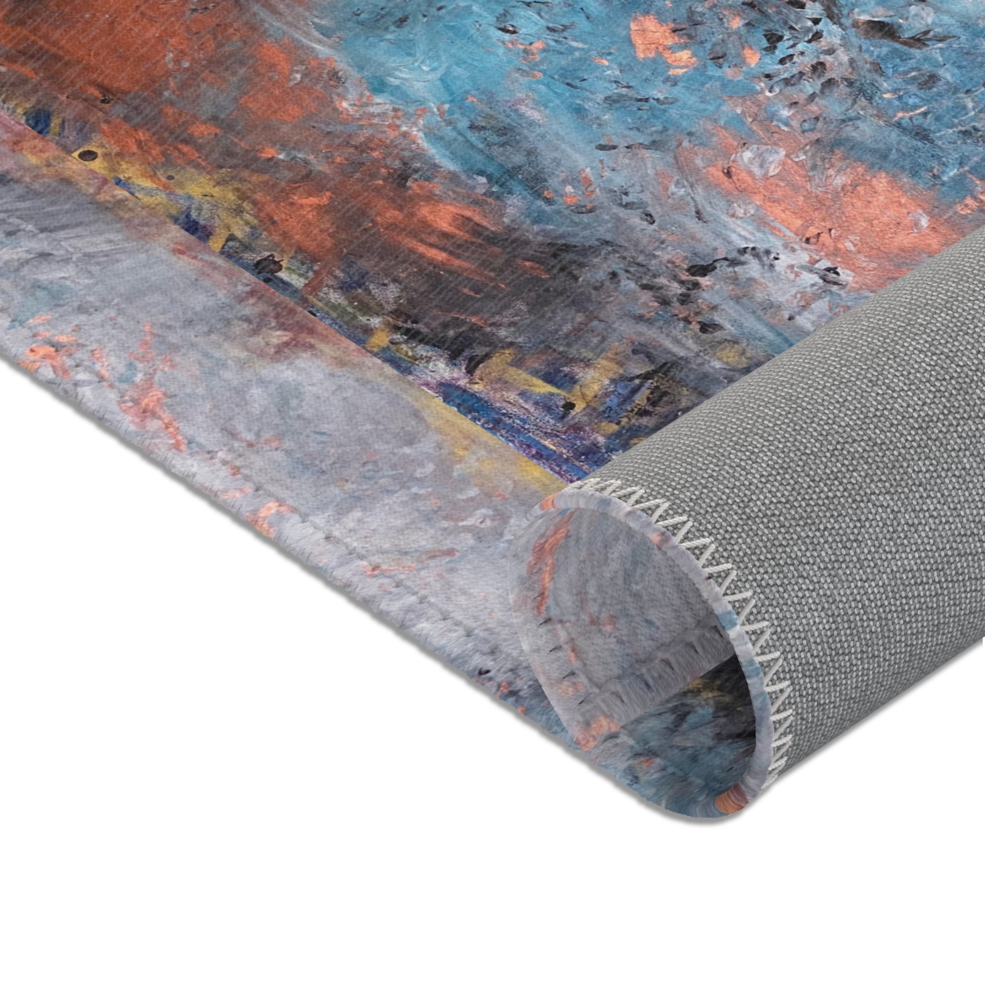 Abstract Area Rug | Bohemian Home Décor, Living Room Accent, Unique Floor Mat, Stylish Carpet, Cozy Indoor Rugs