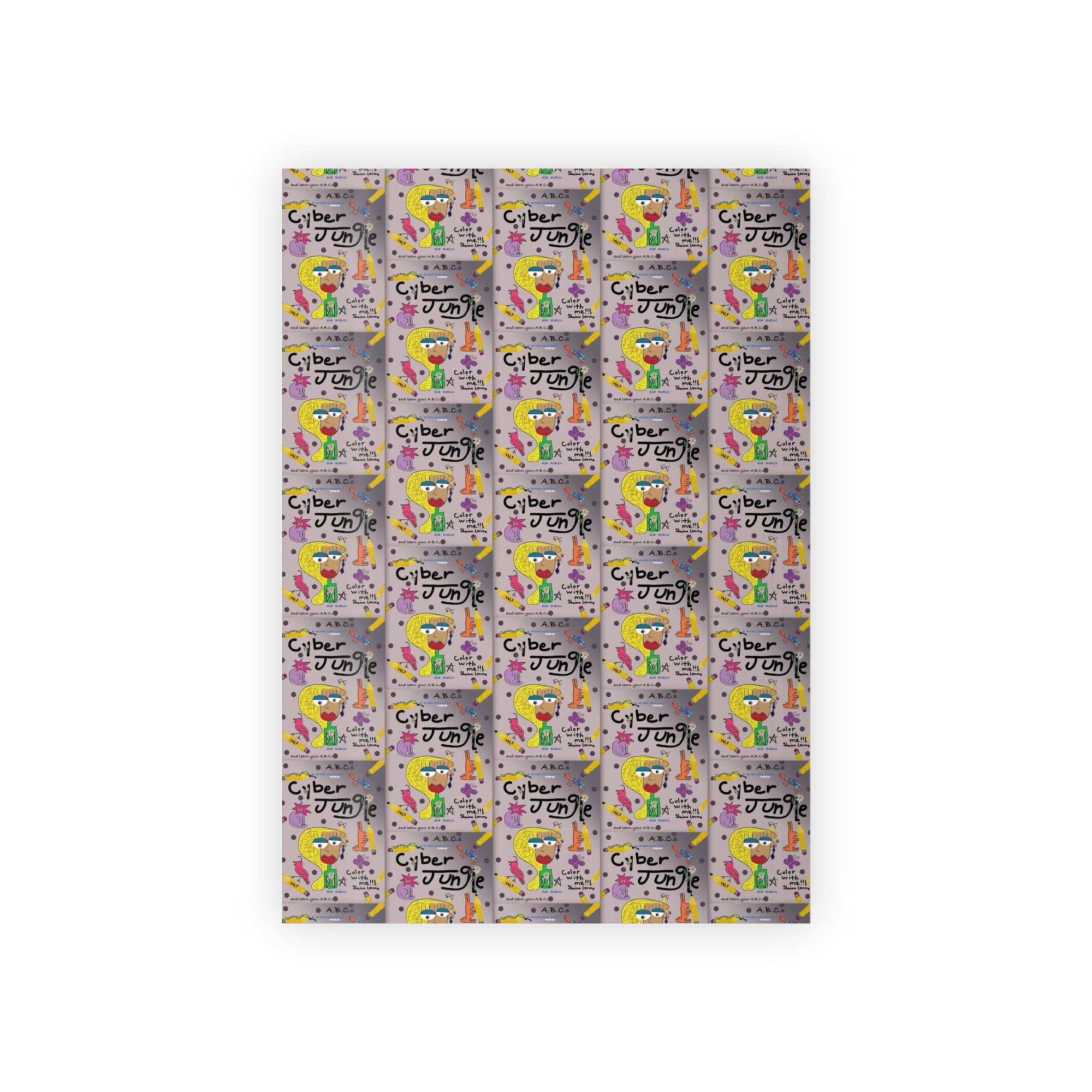 Gift Wrapping Paper Rolls, 1pc