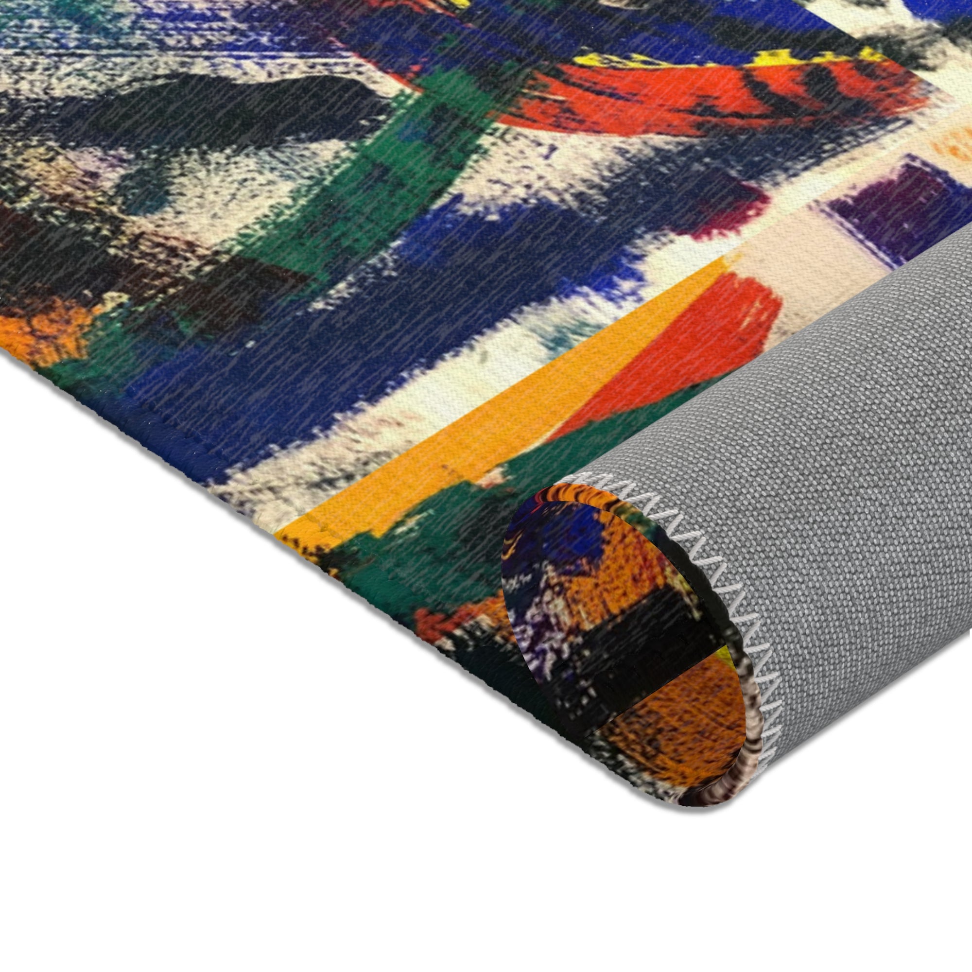Colorful Bohemian Area Rug, Vibrant Home Decor, Abstract Pattern Carpet, Living Room Mat, Unique Gift for Housewarming