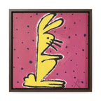 Bunny Baby Gallery Canvas Wraps, Square Frame