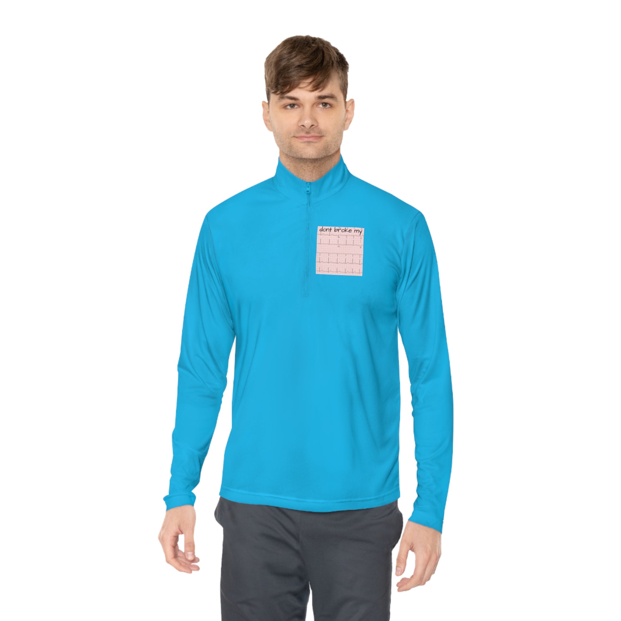Ekg Unisex Quarter-Zip Pullover