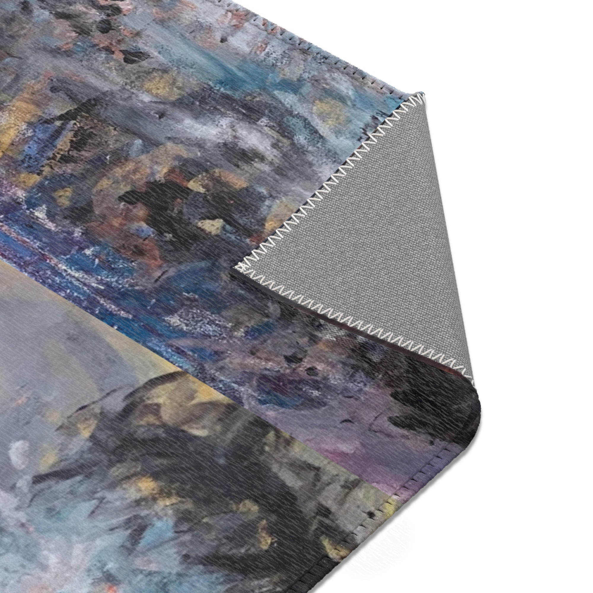 Abstract Area Rug | Bohemian Home Décor, Living Room Accent, Unique Floor Mat, Stylish Carpet, Cozy Indoor Rugs