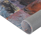 Abstract Area Rug | Bohemian Home Décor, Living Room Accent, Unique Floor Mat, Stylish Carpet, Cozy Indoor Rugs