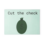 Cut The Check Glass Cutting Board