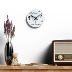 What Time is it? Acrylic Wall Clock