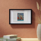Cyber Zebra Framed Posters, Black