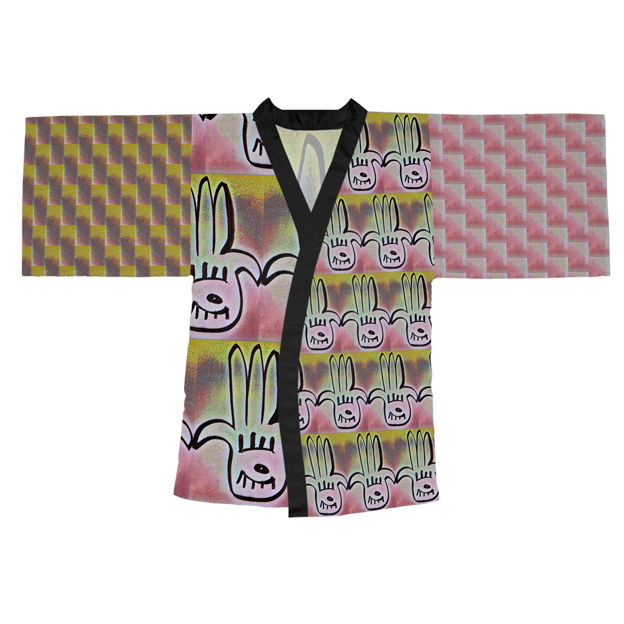 Long Sleeve Kimono Robe (AOP)