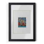 Cyber Zebra Framed Posters, Black