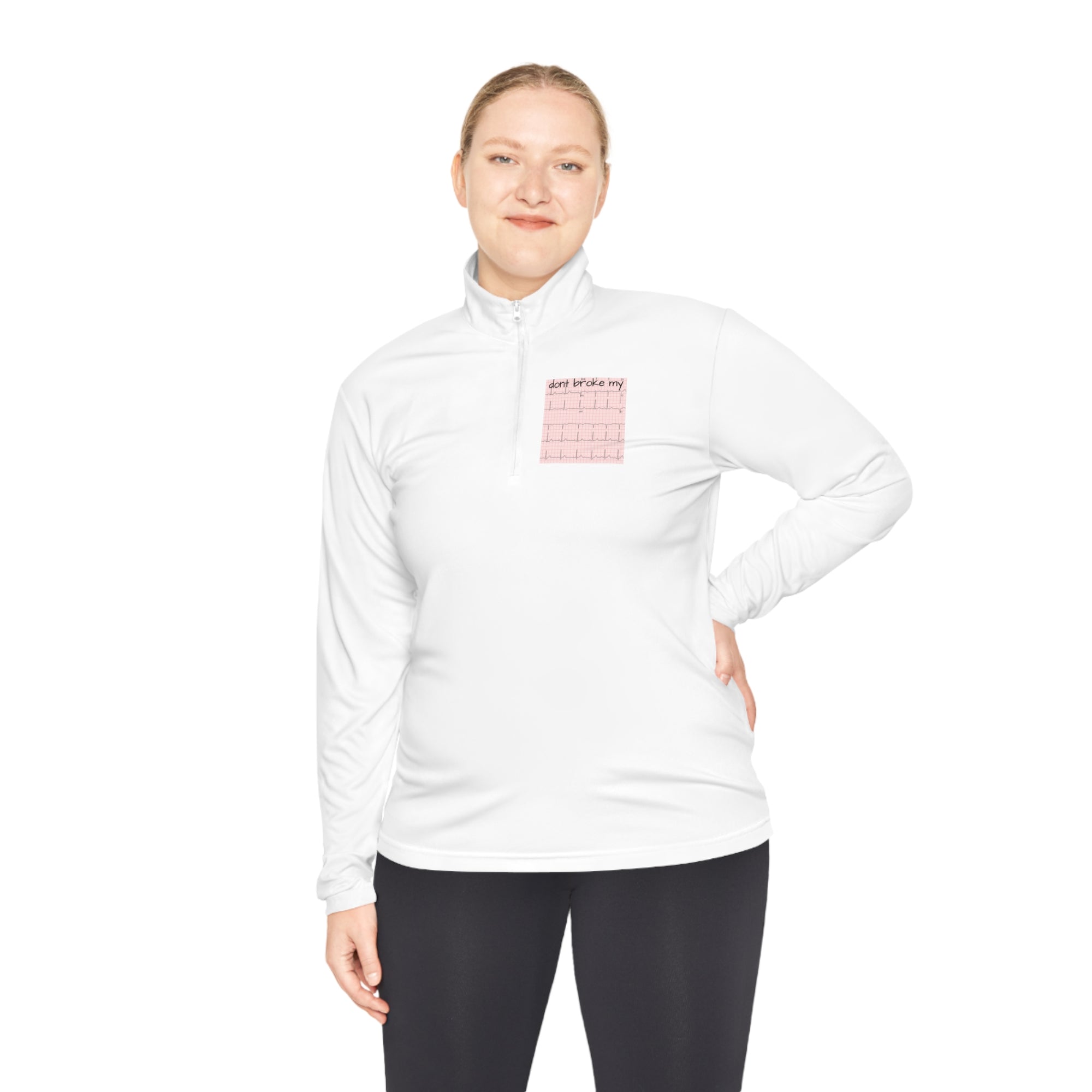 Ekg Unisex Quarter-Zip Pullover