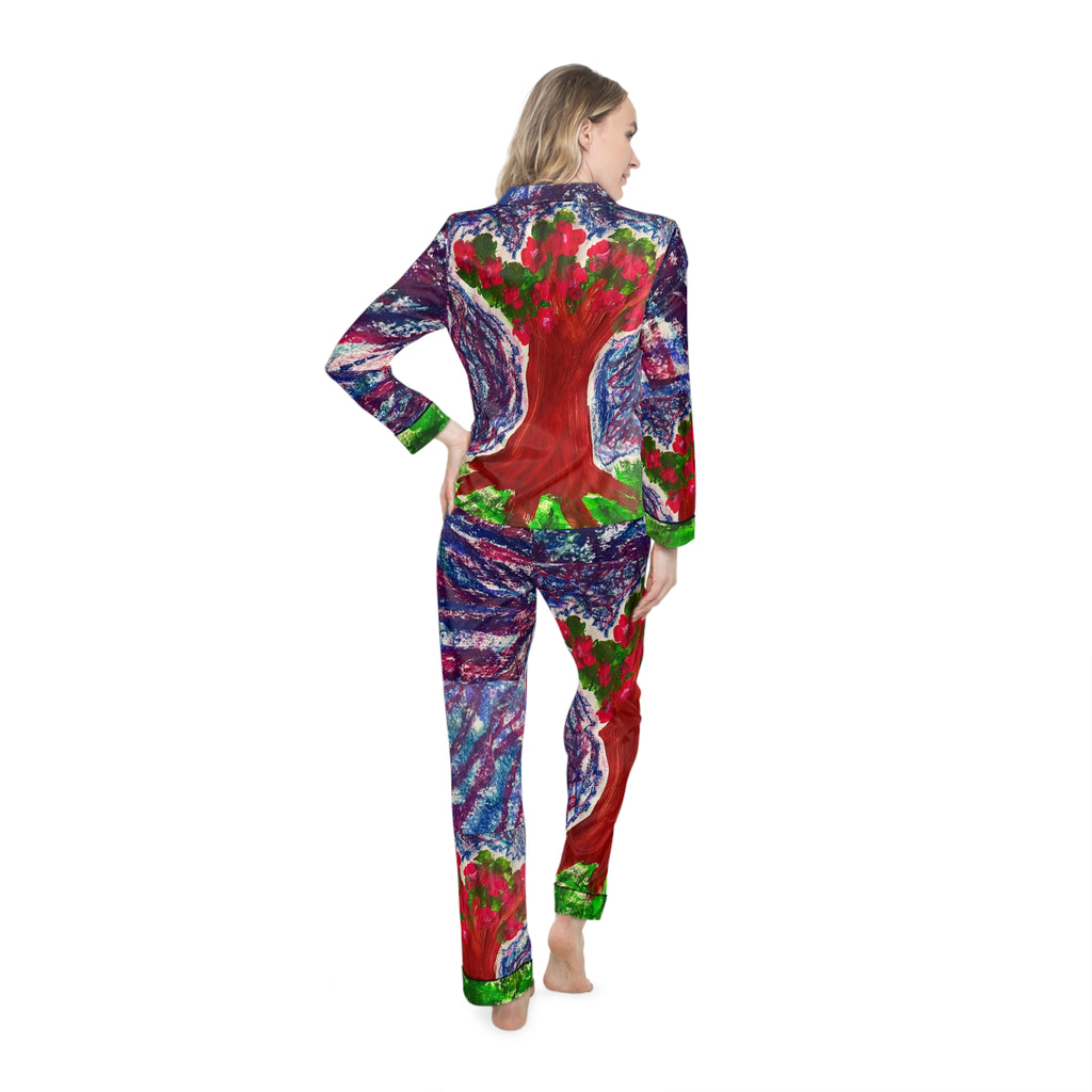 Tree of life Satin Pajamas (AOP)