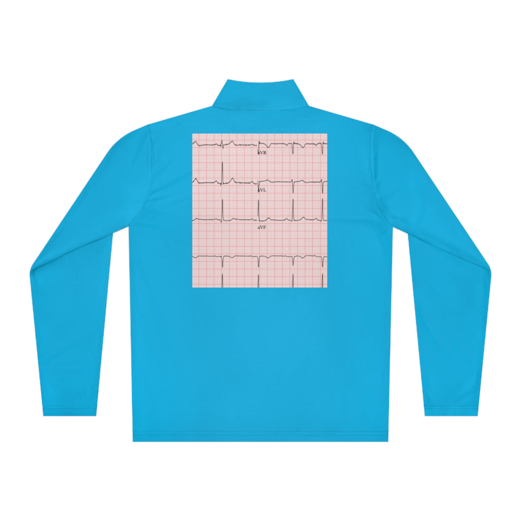 Ekg Unisex Quarter-Zip Pullover