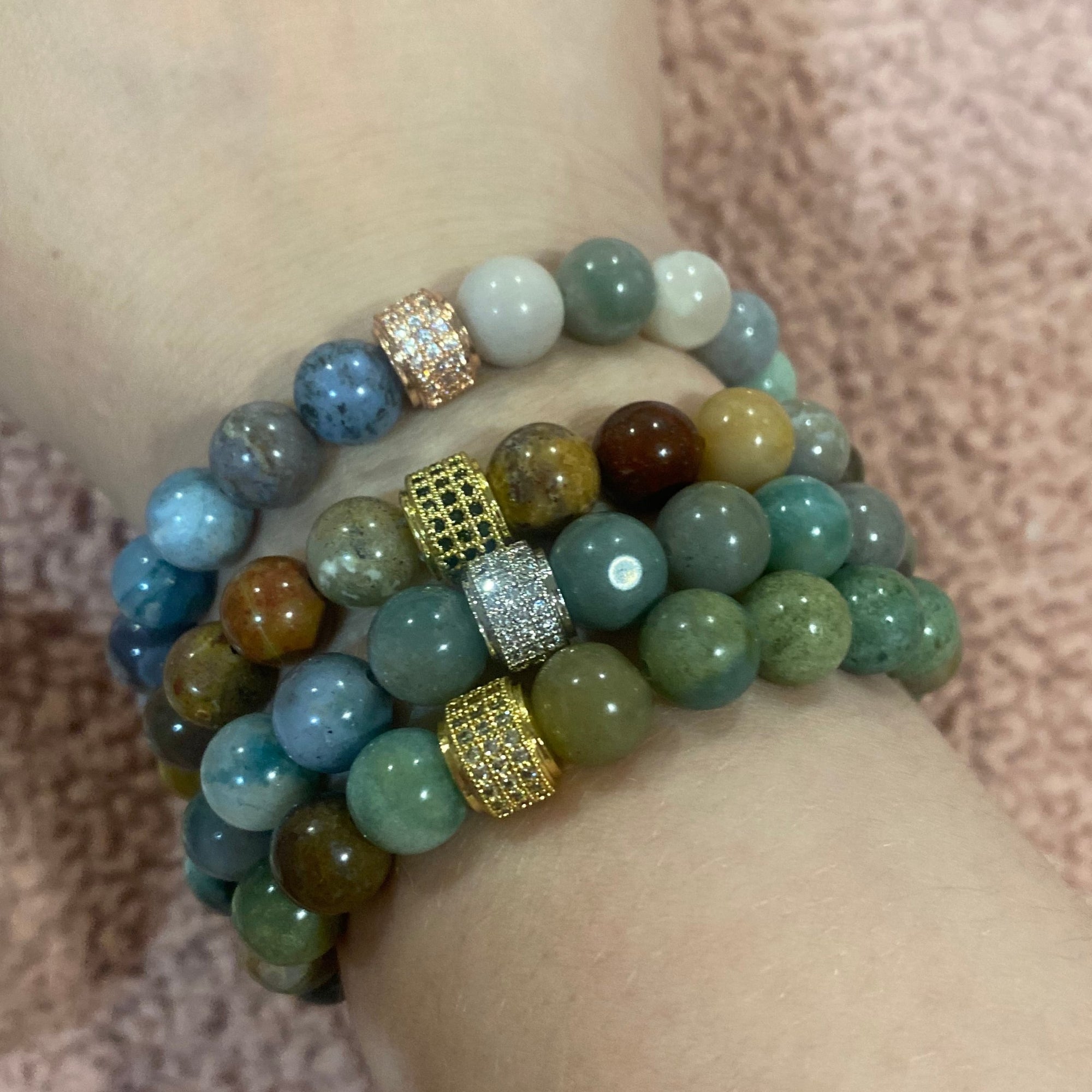Indian Agate Power Stone Bracelets