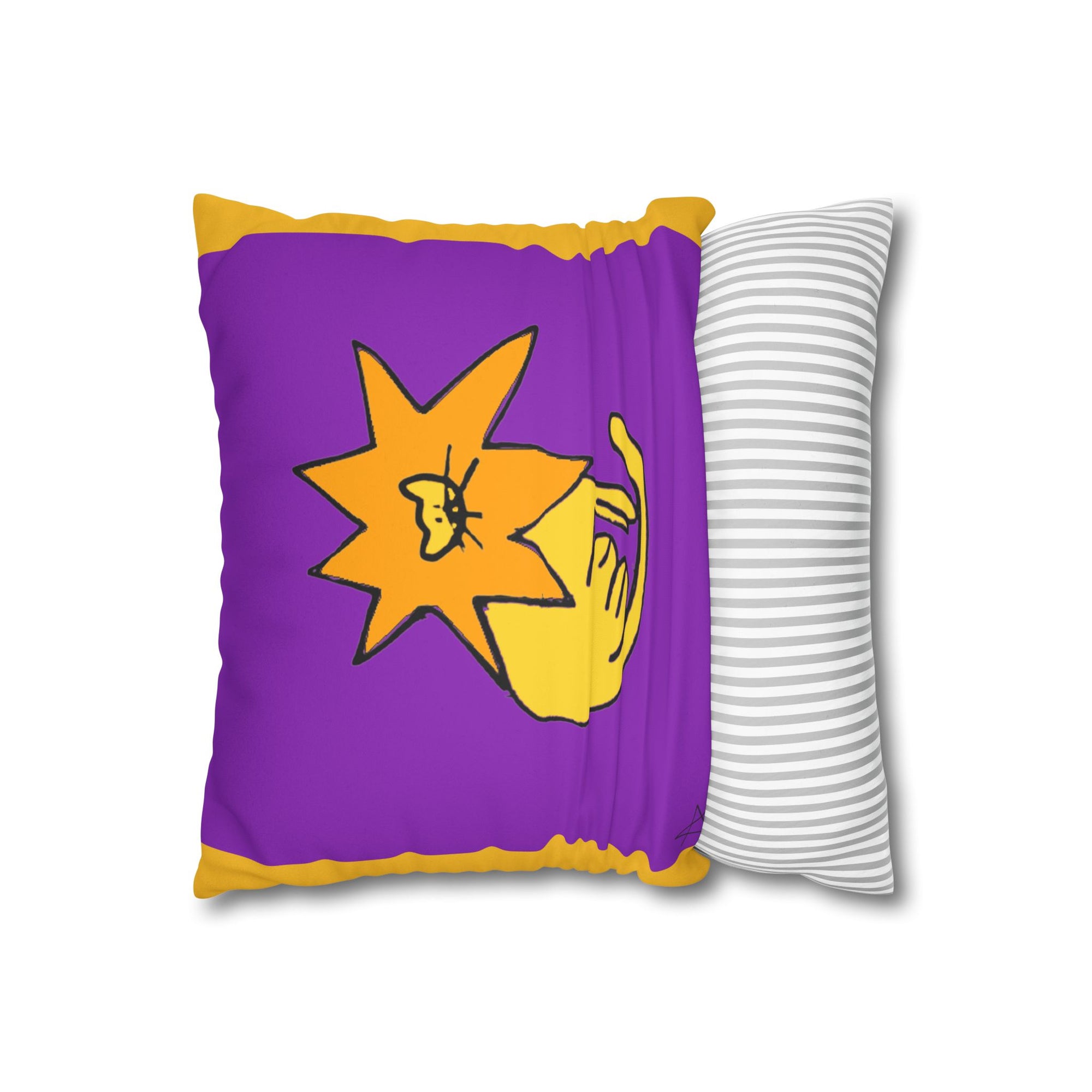 Faux Suede Lion Pillowcase