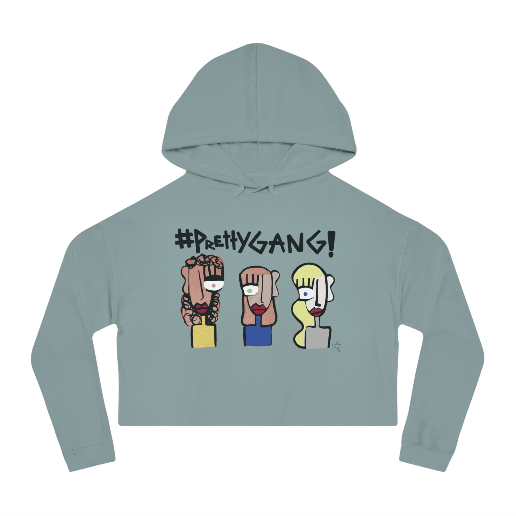 Pretty Women’s Cropped Hooded Sweatshirt