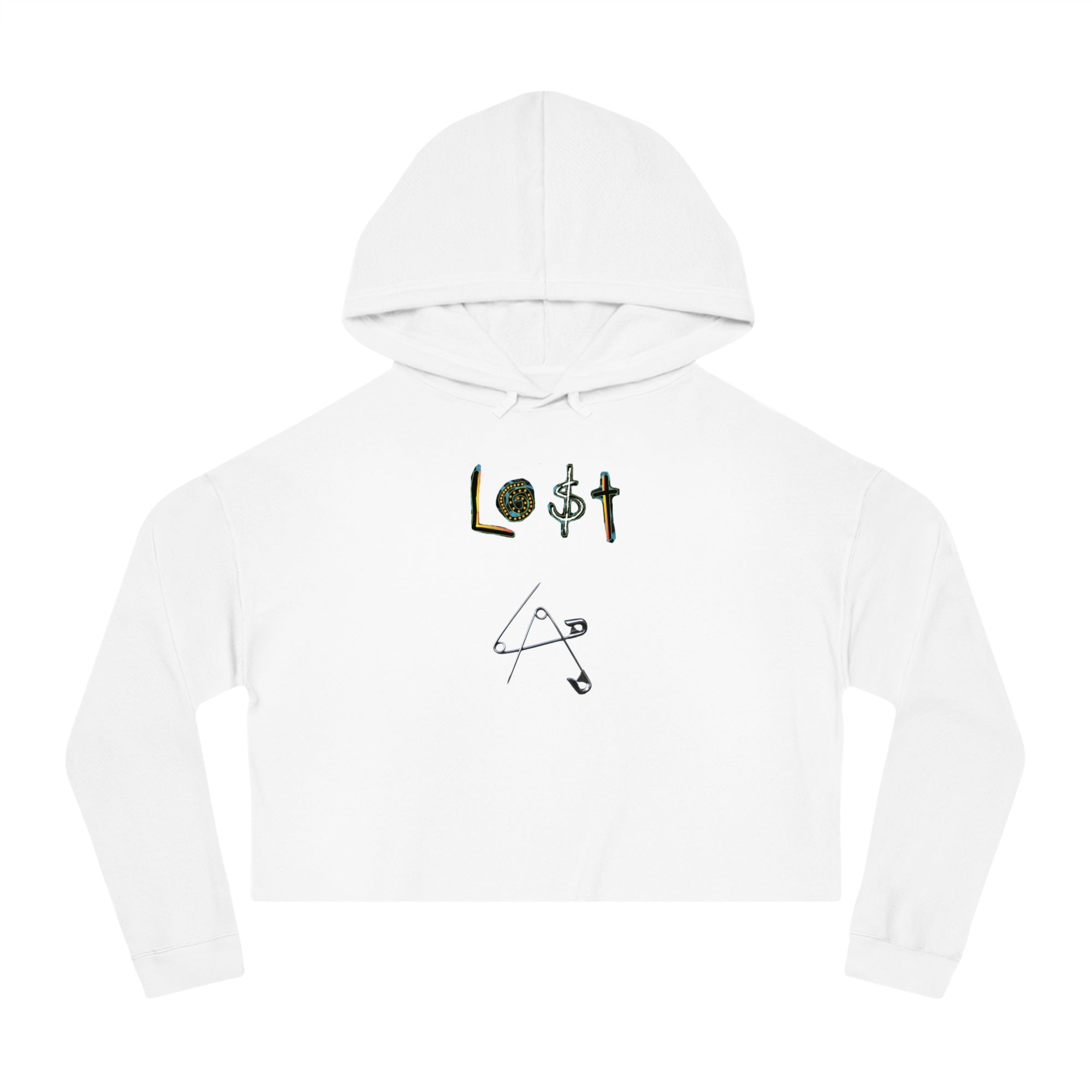 Lo$t in LA Women’s Cropped Hooded Sweatshirt