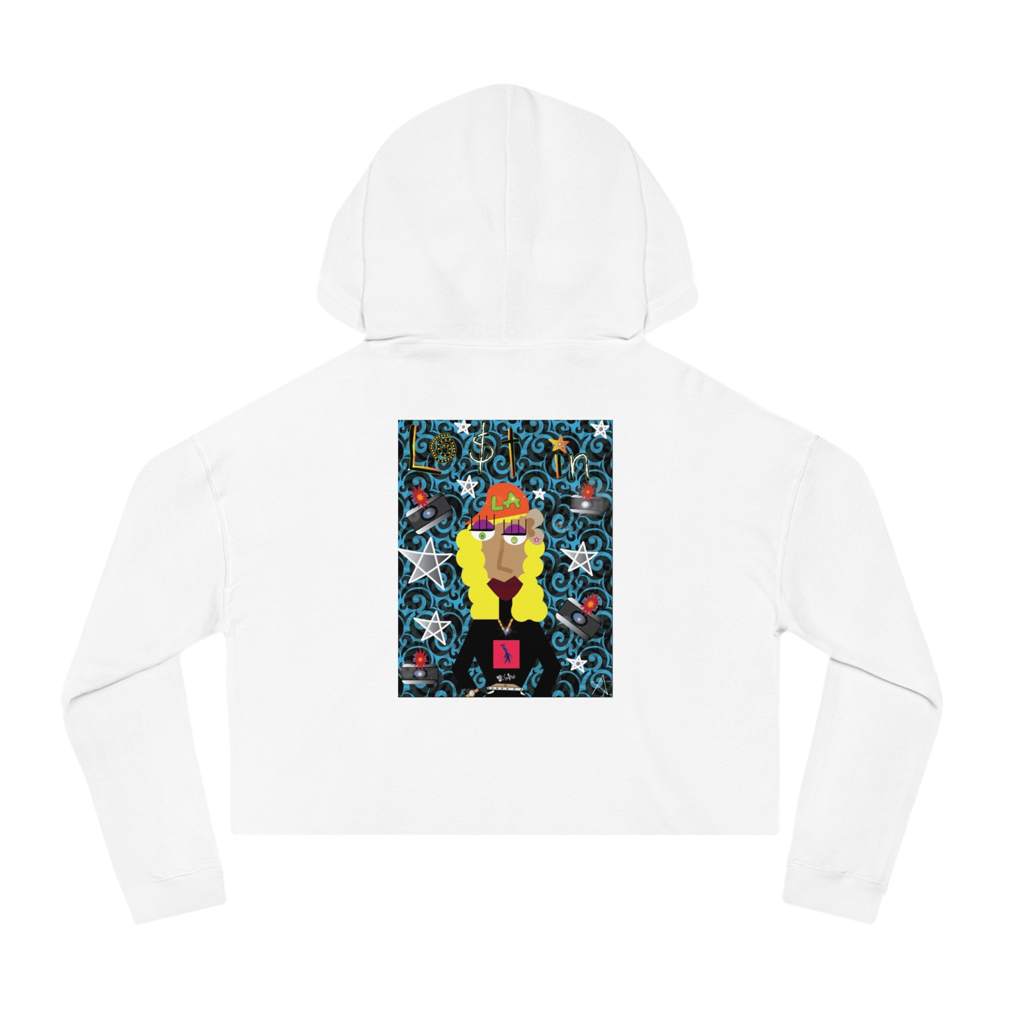 Lo$t in LA Women’s Cropped Hooded Sweatshirt