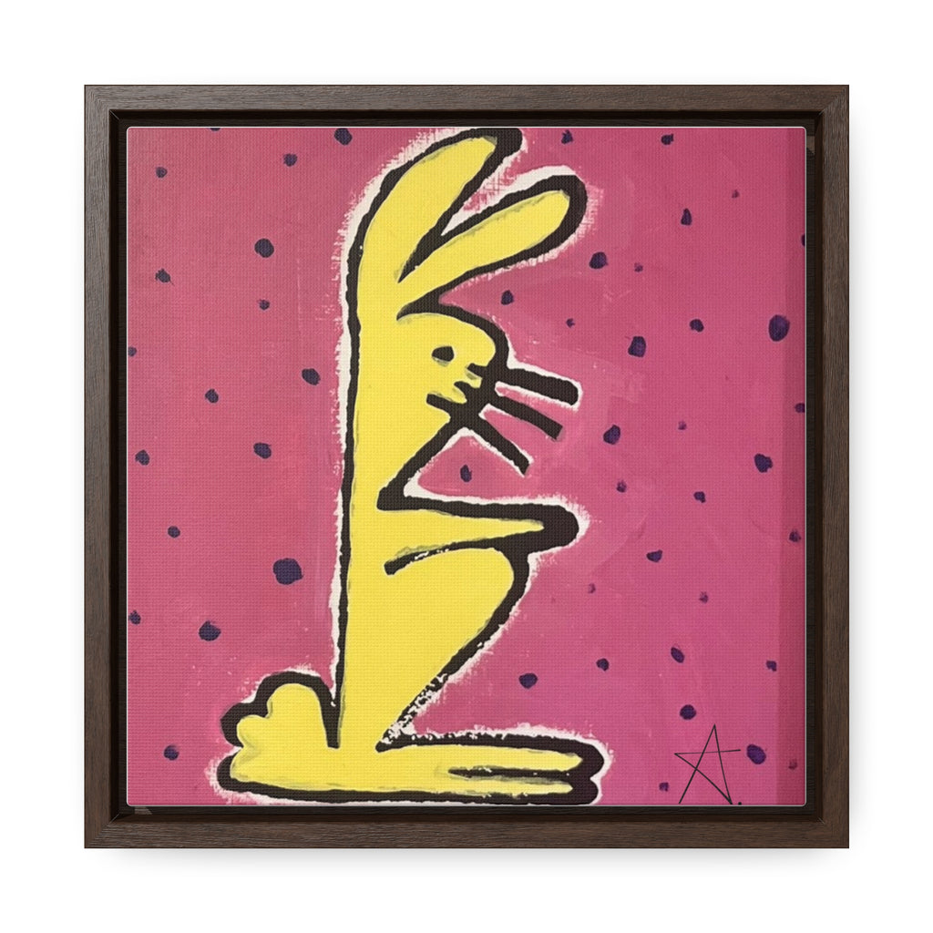 Bunny Baby Gallery Canvas Wraps, Square Frame
